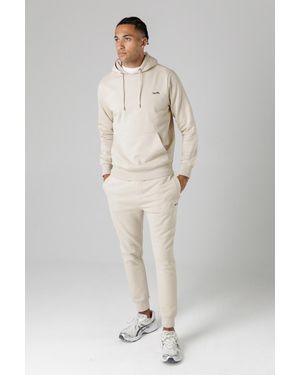Tokyo Laundry Cotton Blend Hoody And Jogger Set - Natural