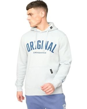Crosshatch Kensby Hoodie (Light) - Blue