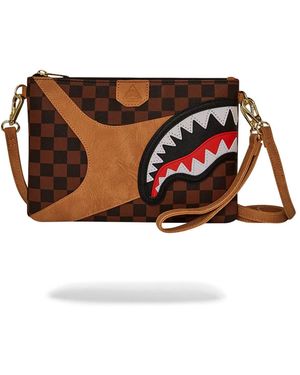Sprayground Hennyville Crossover Clutch - Brown