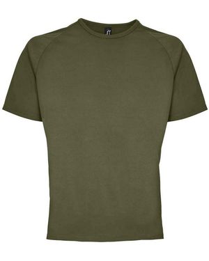 Sol's Sporty Short Sleeve Performance T-Shirt (Army) - Green