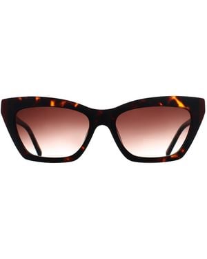 DKNY Cat Eye Dark Tortoise Gradient Dk547S - Brown