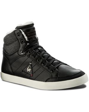 Le Coq Sportif Portalet Mid Craft Trainers Leather - Black