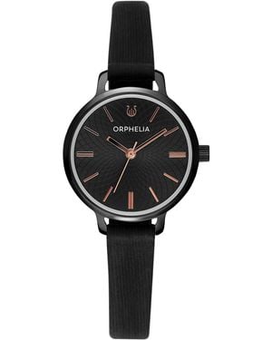 Orphelia Pixi Watch Or11902 Leather (Archived) - Black
