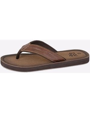 Pdq Rostron Flip Flop - Brown