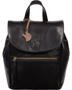 Conkca 'Simone' Leather Backpack - Black