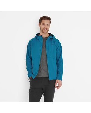 TOG24 Brigsteer Waterproof Jacket Peacock Polyamide - Blue