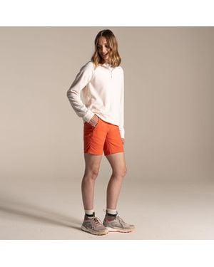 Craghoppers Ladies Kiwi Pro Iii Casual Shorts (Grenadine) - Red