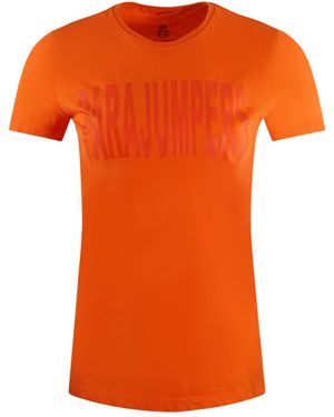 Parajumpers Fede Brand Logo T-Shirt - Orange