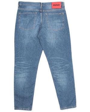 HUGO 634 Tapered Fit Jeans - Blue