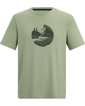 Regatta Fingal Sunset Stretch T-Shirt (Light Sage) - Green