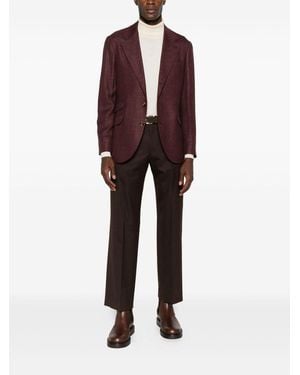 Brunello Cucinelli Suit-Type Jacket - Red