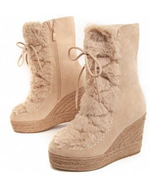 Montevita Wedge Boot Bottavita21 - Natural