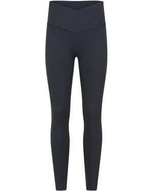 Mountain Warehouse Ladies Wrap Waist Leggings - Blue