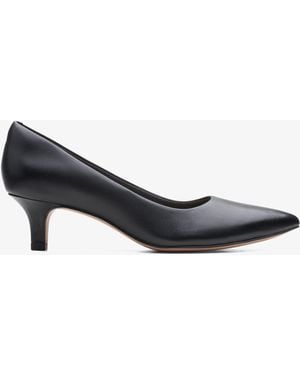 Clarks Shondrah Jade Leather Shoes - Blue