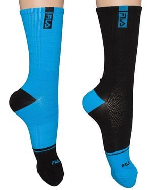 Fila Pack Of 2 And Long Cycling Socks F2524 - Blue