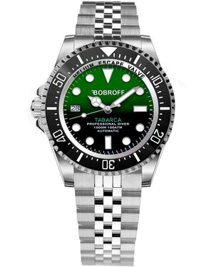 Bobroff Watch Automatic Stainless Steel - Green