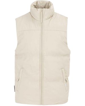 Firetrap Pu Padded Gilet - Natural