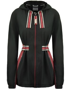 PUMA X First Mile Long Sleeve Zip Up Belted Jacket 519034 01 - Black