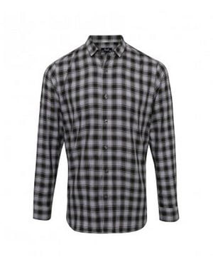PREMIER Mulligan Check Long Sleeve Shirt (Steel/ - Grey