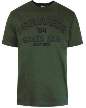 DSquared² Santa Dan 64 T-Shirt - Groen