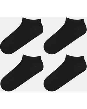 Penti 4-Pack Crew Socks - Black