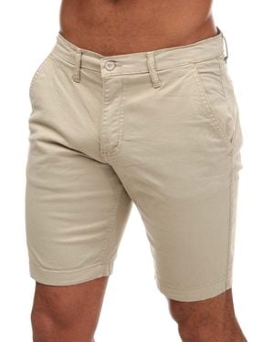 Duck and Cover Men's Moreshore Chino Shorts In Stone - Naturel
