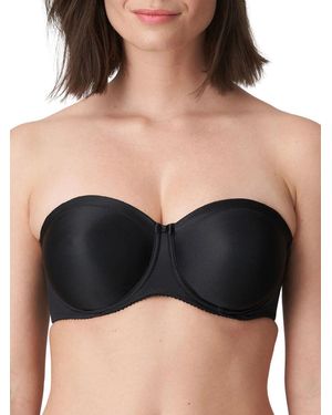 Primadonna Satin Non Padded Strapless Bra Polyamide - Black