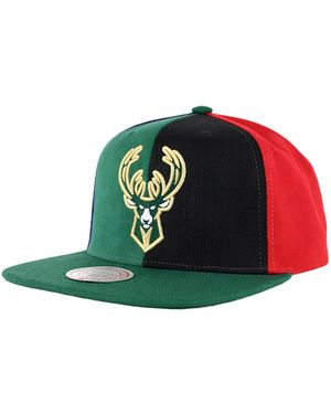 Mitchell & Ness Nba Milwaukee Bucks What The? Cap - Green