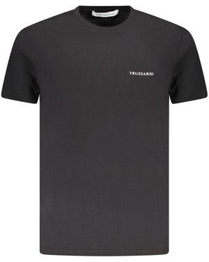 Trussardi Short Sleeve Crew Neck Tshirt - Black