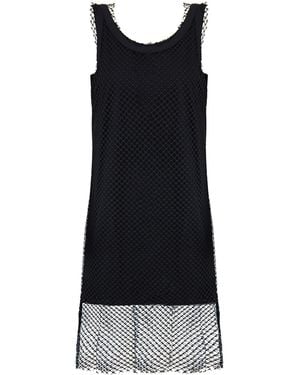 ARMANI EXCHANGE Netted Dress Cotton - Black