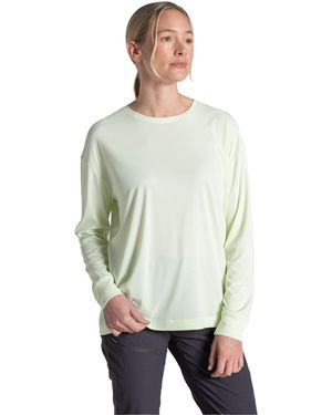 Craghoppers Ladies Nosilife Long-Sleeved T-Shirt (Pear Drop) - Green