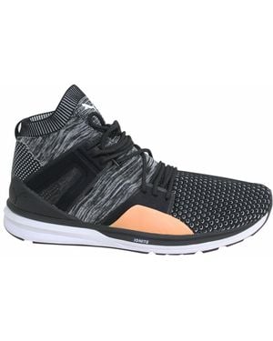 PUMA Evoknit Bog Blaze Of Glory Limitless Hi Lace Up Trainers 363134 01 D81 - Black