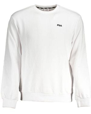 Fila Ronde Hals Sweater Stijl Basis - Wit