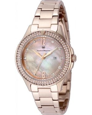 TechnoMarine Tm-826009 Ladies Luna Tides Watch - Grey