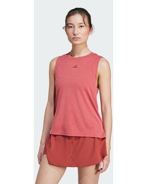 adidas Originals Tennis Climacool+ Match Tank Top - Red