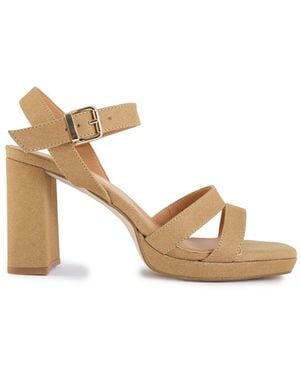 V.Gan Vegan Tulsi Platform Heel Sandals - Metallic