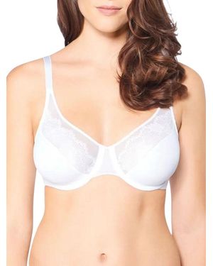 Triumph Lace Spotlight Underwired Bra - White
