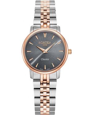 Roamer 971857-49-55-50 Ladies Classico Watch - Metallic