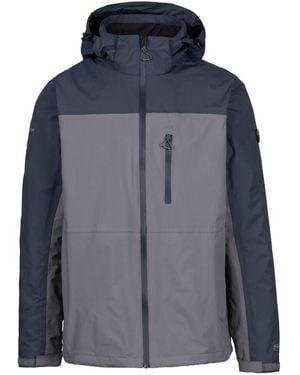 Trespass Curbridge Tp75 Waterproof Jacket (Storm) - Blue