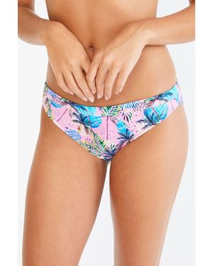 Penti Tropical Mid-Waist Hipster Bikini Bottoms - Blue
