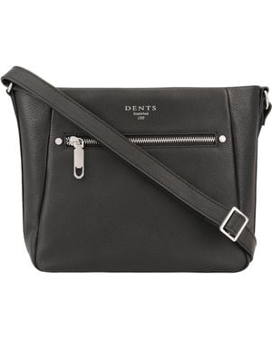 Dents Chester Leather Handbag - Black