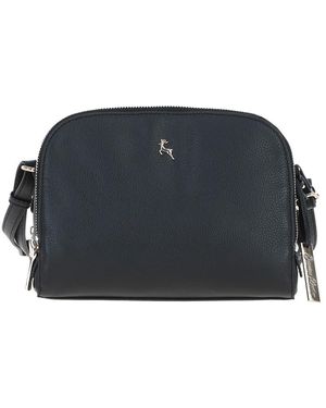Ashwood Leather Real Stylish Crossbody Bag - Black