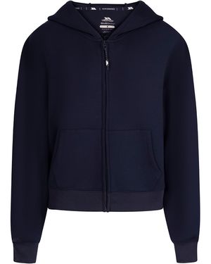 Trespass Ladies Sileas Active Full Zip Hoodie - Blue