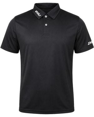 2XU Tech Polo Shirt - Black