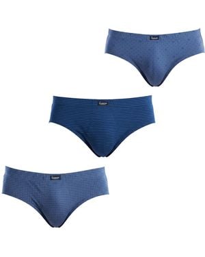 Abanderado Pack-3 Briefs Essential Prints A0080 - Blue