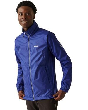 Regatta Lyle Iv Waterproof Breathable Packable Jacket Coat - Blue