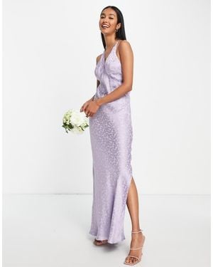 TOPSHOP Heart Jacquard Maxi Slip Dress - White