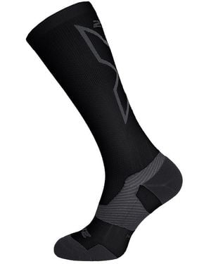 2XU Light Cushion Full /Titanium Socks - Black