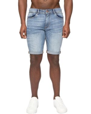 Duck and Cover Zeki Shorts (Stonewash) - Blue