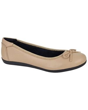 Cipriata Eria Ballerina Leather Shoes - Black